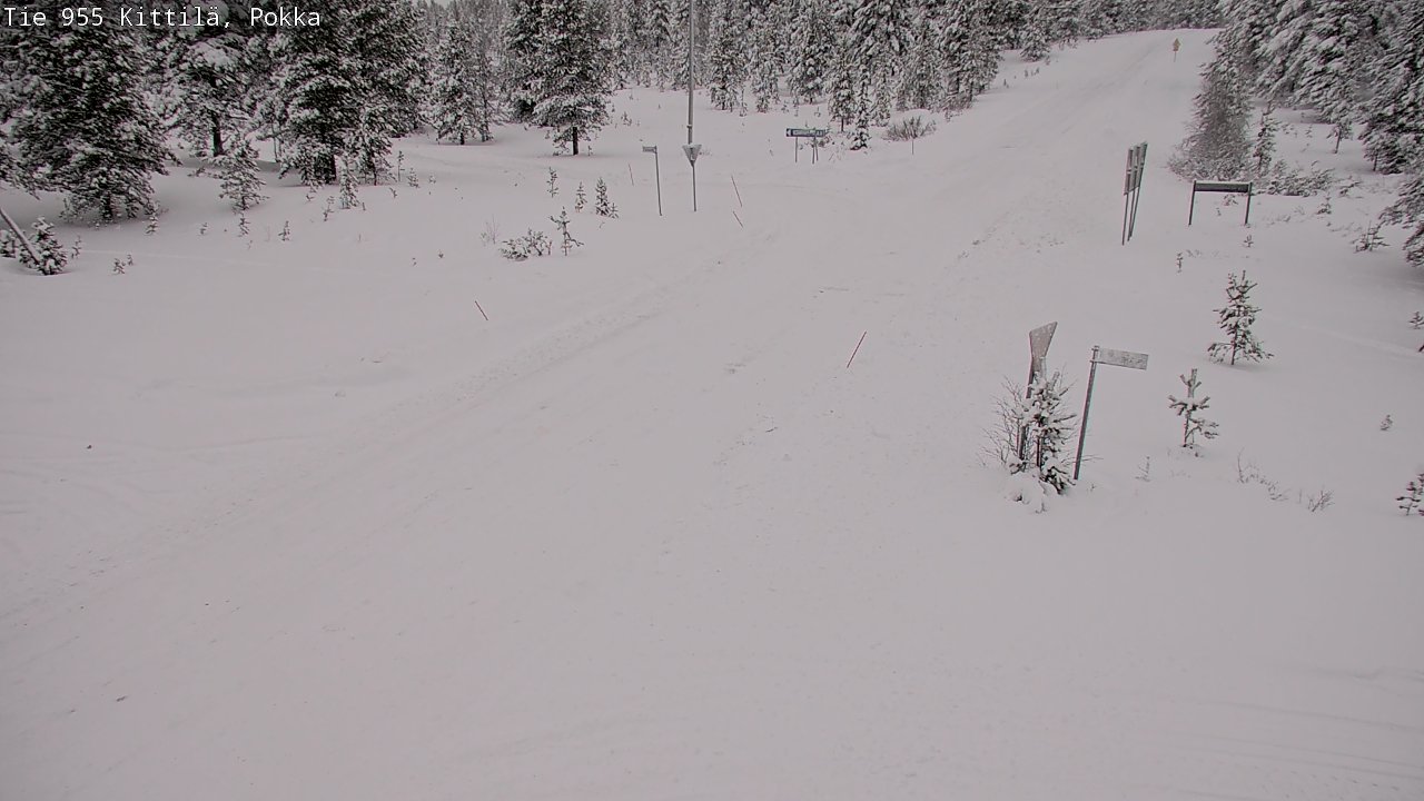 Kelikamerat Kuva Tie 955 Kittilä, Pokka, Kittilä, Lappi