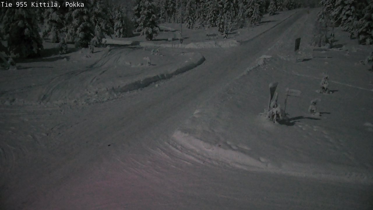 Kelikamerat Kuva Tie 955 Kittilä, Pokka, Kittilä, Lappi