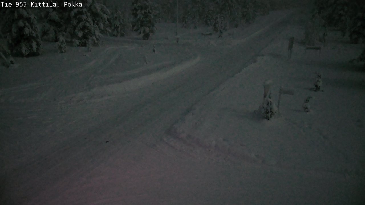 Kelikamerat Kuva Tie 955 Kittilä, Pokka, Kittilä, Lappi