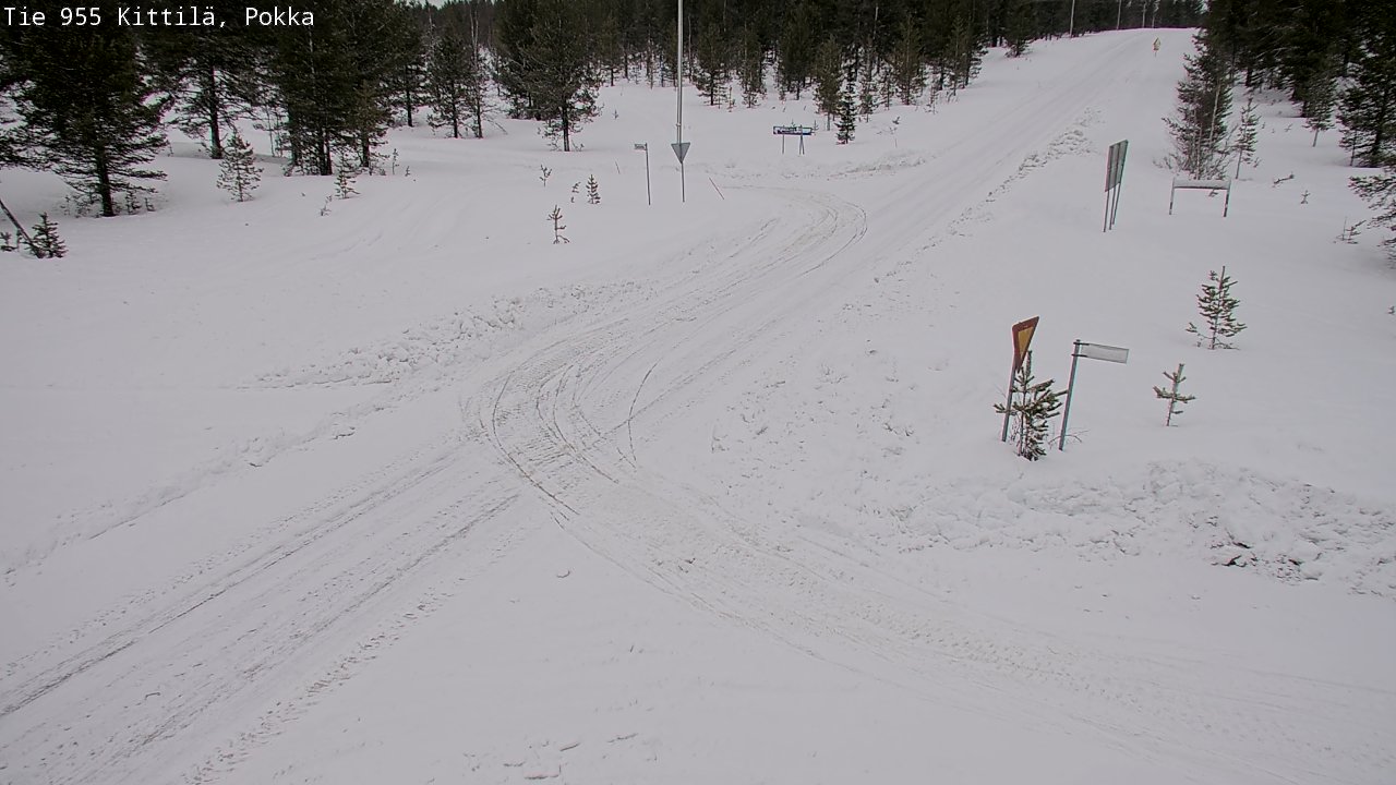 Kelikamerat Kuva Tie 955 Kittilä, Pokka, Kittilä, Lappi