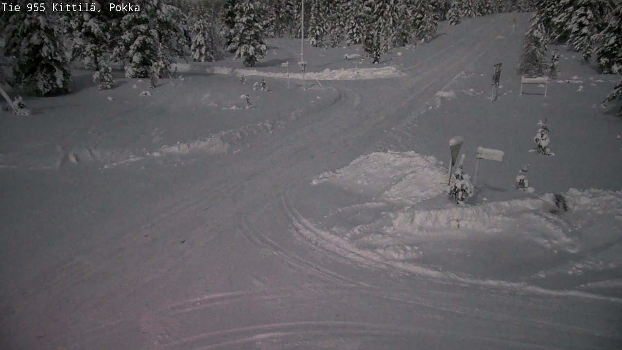 Weather Camera Image Road 955 Kittilä, Pokka, Kittilä, Lappi