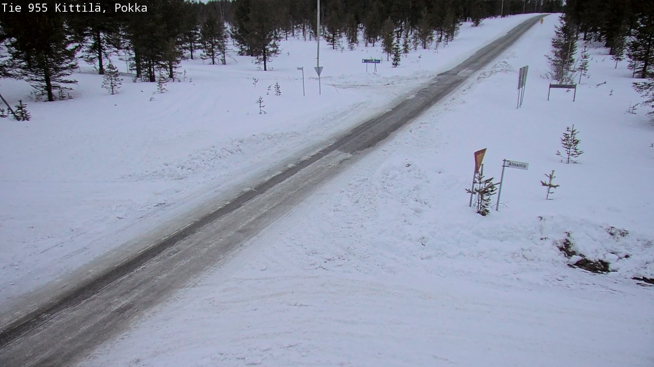 Kelikamerat Kuva Tie 955 Kittilä, Pokka, Kittilä, Lappi
