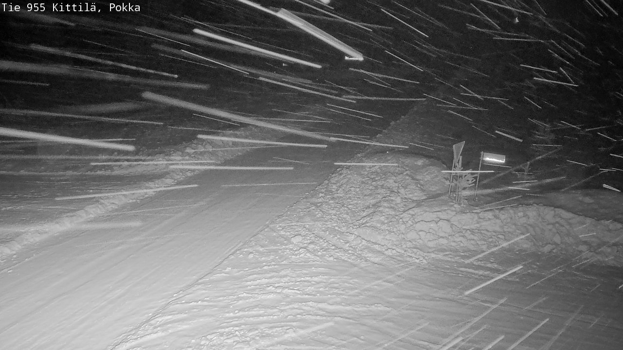 Kelikamerat Kuva Tie 955 Kittilä, Pokka, Kittilä, Lappi