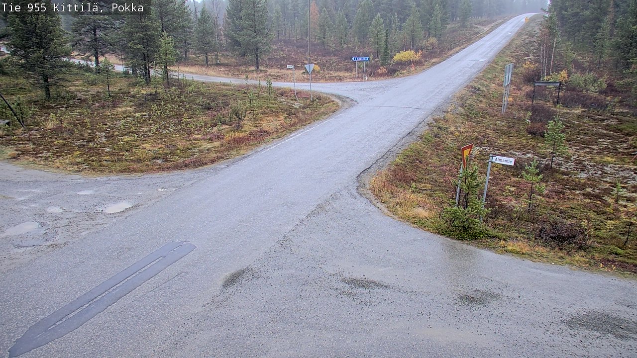 Kelikamerat Kuva Tie 955 Kittilä, Pokka, Kittilä, Lappi