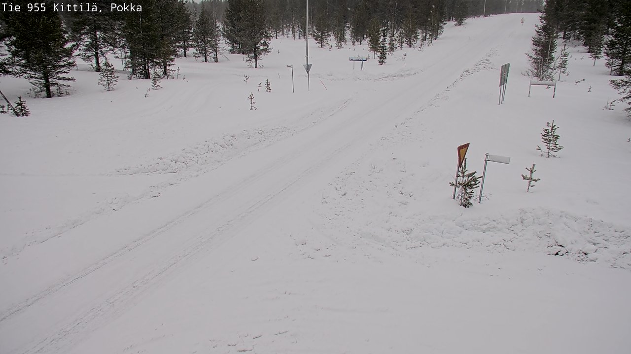 Kelikamerat Kuva Tie 955 Kittilä, Pokka, Kittilä, Lappi