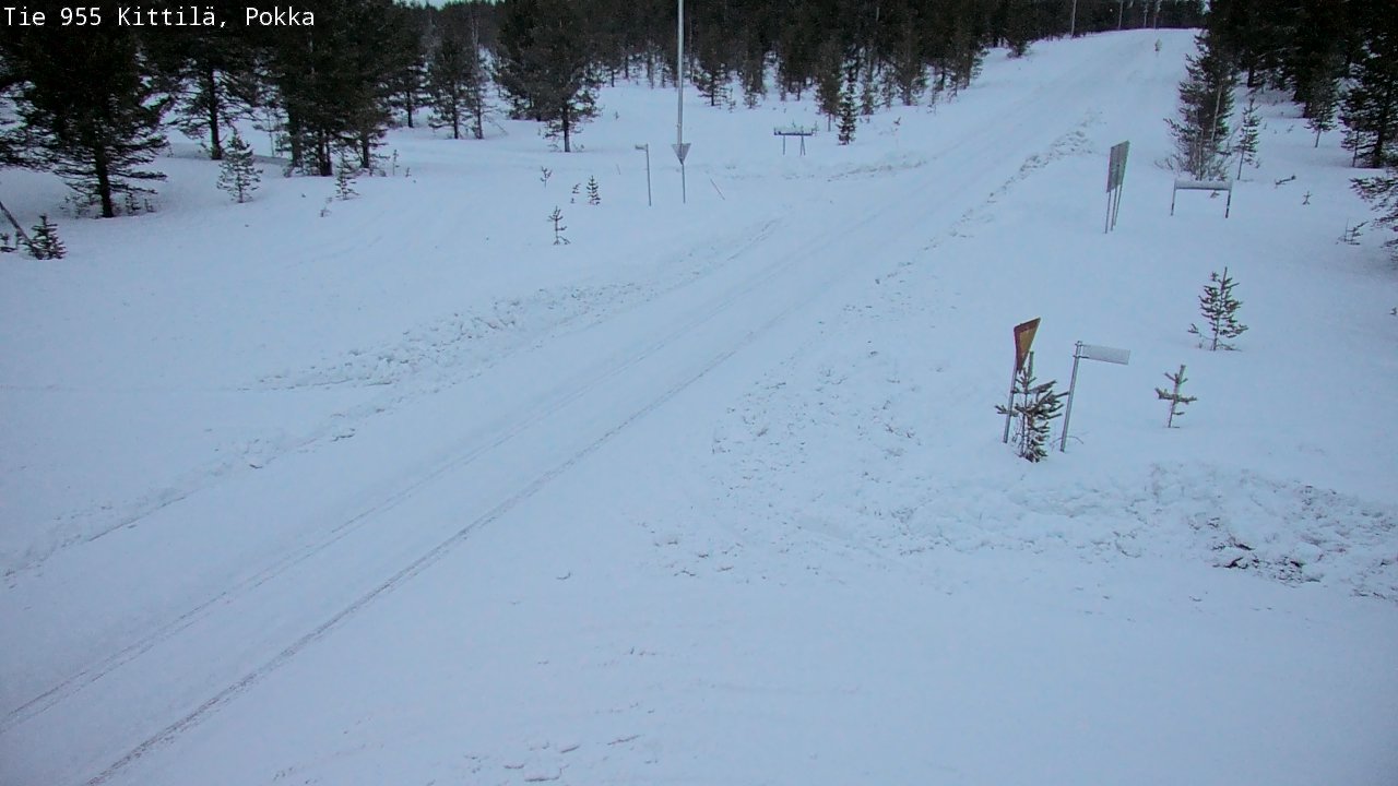 Kelikamerat Kuva Tie 955 Kittilä, Pokka, Kittilä, Lappi