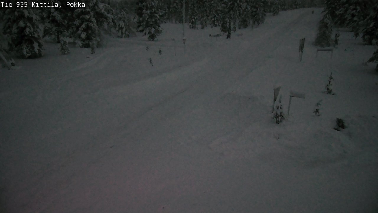 Weather Camera Image Road 955 Kittilä, Pokka, Kittilä, Lappi
