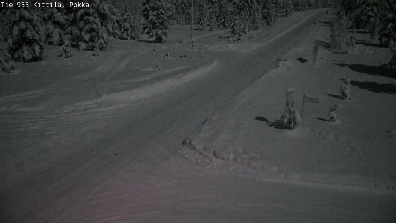 Kelikamerat Kuva Tie 955 Kittilä, Pokka, Kittilä, Lappi