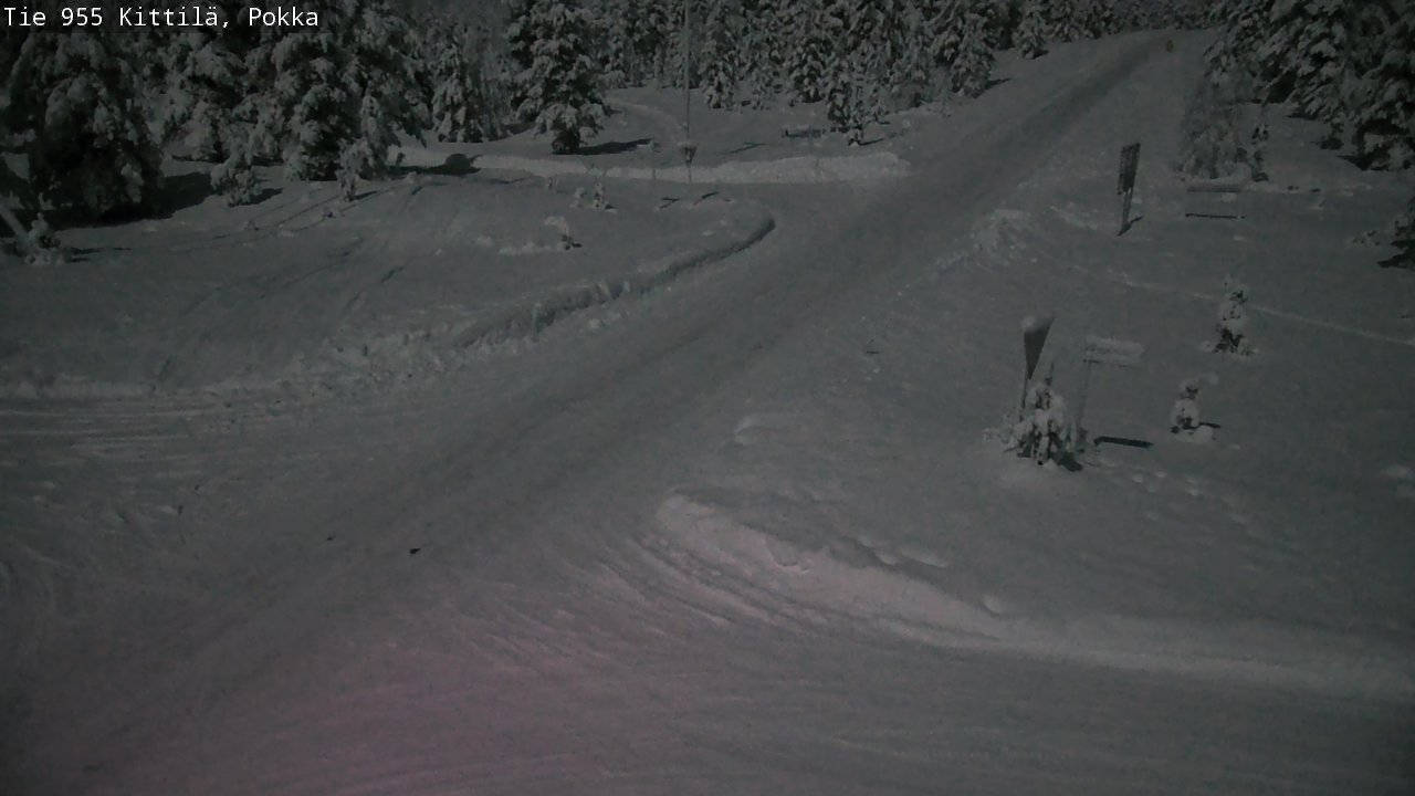Kelikamerat Kuva Tie 955 Kittilä, Pokka, Kittilä, Lappi