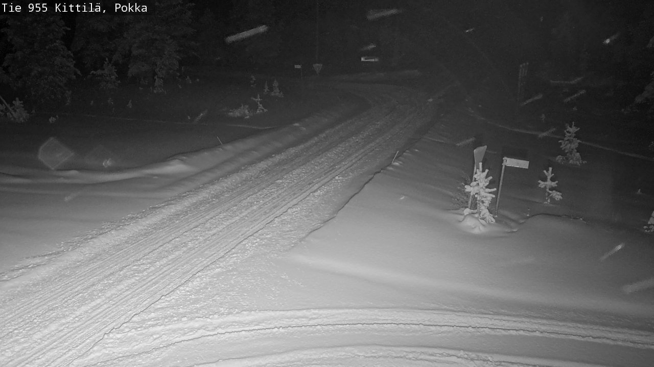 Weather Camera Image Road 955 Kittilä, Pokka, Kittilä, Lappi
