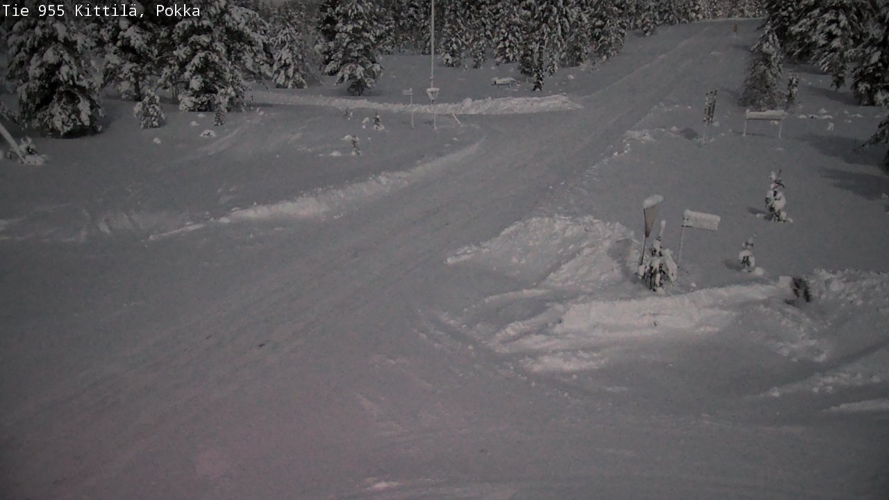 Weather Camera Image Road 955 Kittilä, Pokka, Kittilä, Lappi