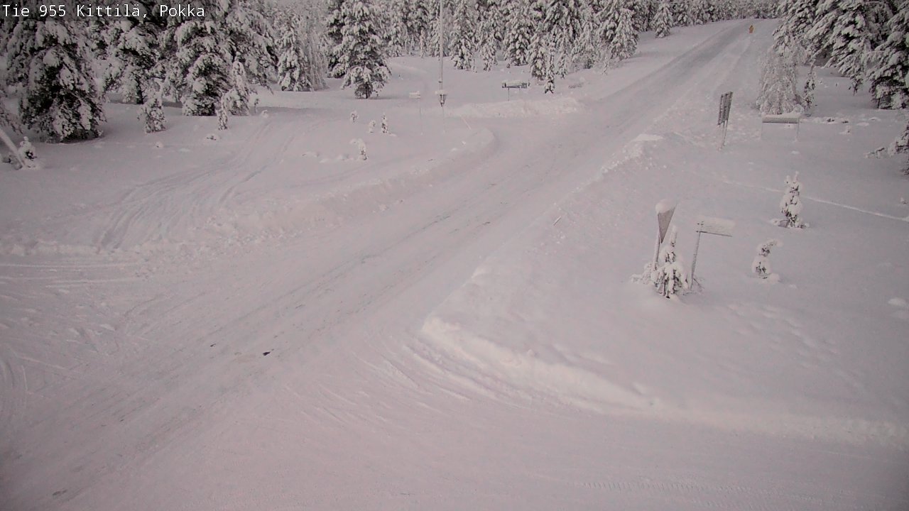 Kelikamerat Kuva Tie 955 Kittilä, Pokka, Kittilä, Lappi