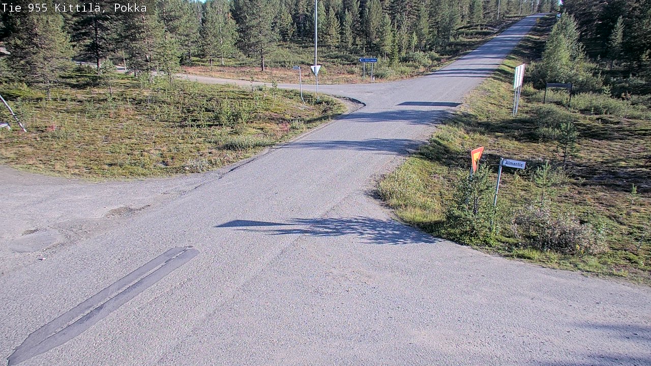 Weather Camera Image Road 955 Kittilä, Pokka, Kittilä, Lappi