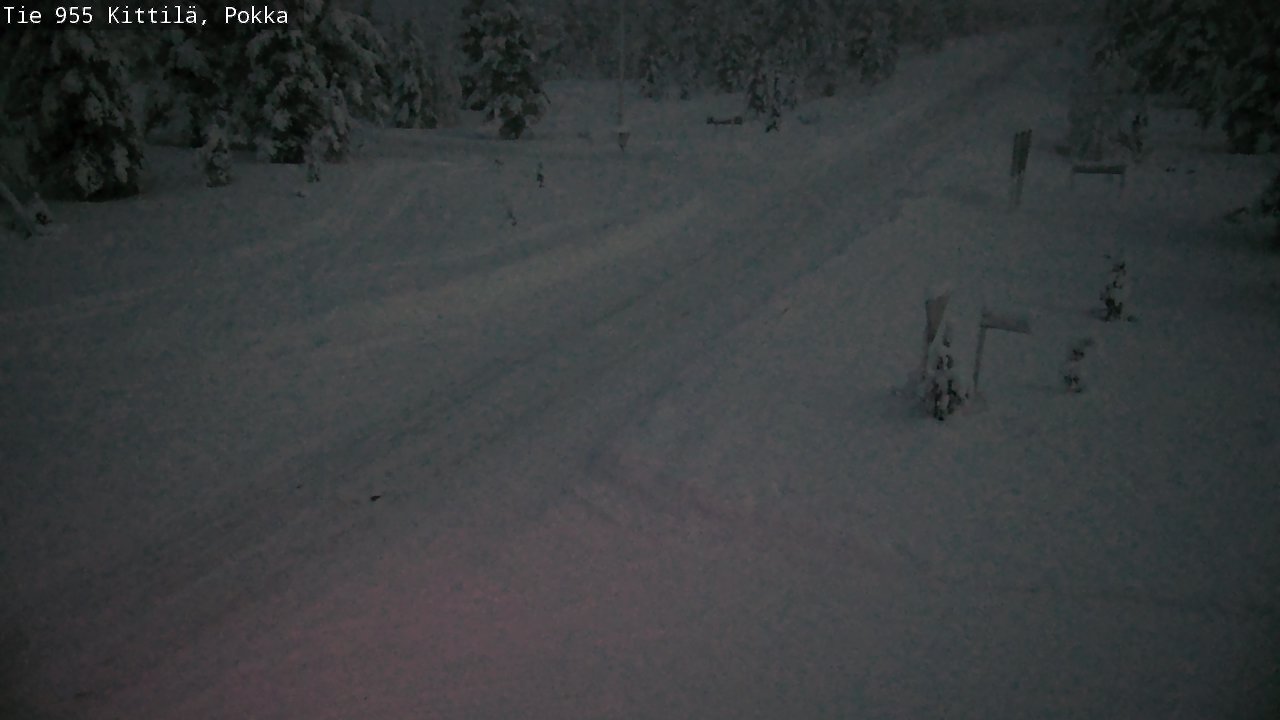 Kelikamerat Kuva Tie 955 Kittilä, Pokka, Kittilä, Lappi