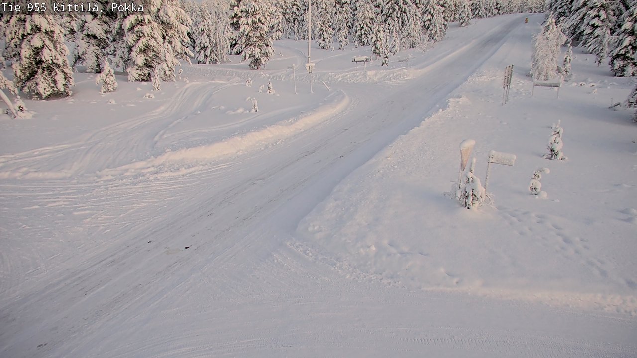 Kelikamerat Kuva Tie 955 Kittilä, Pokka, Kittilä, Lappi