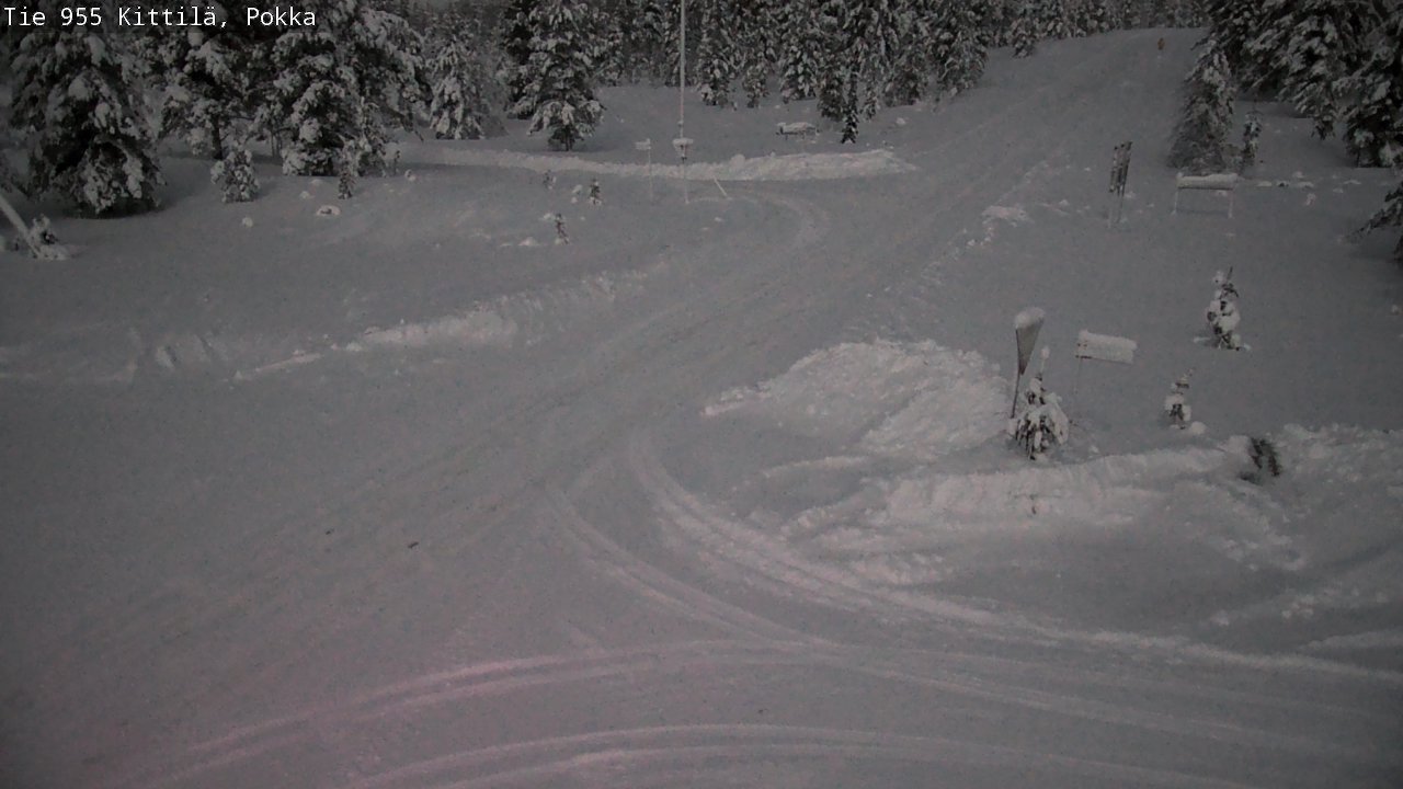 Weather Camera Image Road 955 Kittilä, Pokka, Kittilä, Lappi