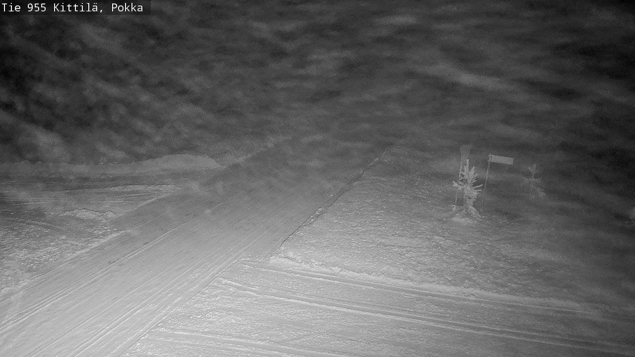 Weather Camera Image Väg 955 Kittilä, Pokka, Kittilä, Lappi