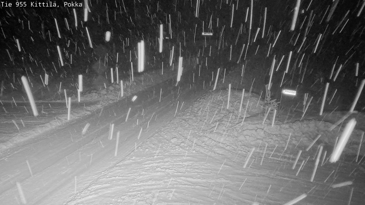 Kelikamerat Kuva Tie 955 Kittilä, Pokka, Kittilä, Lappi