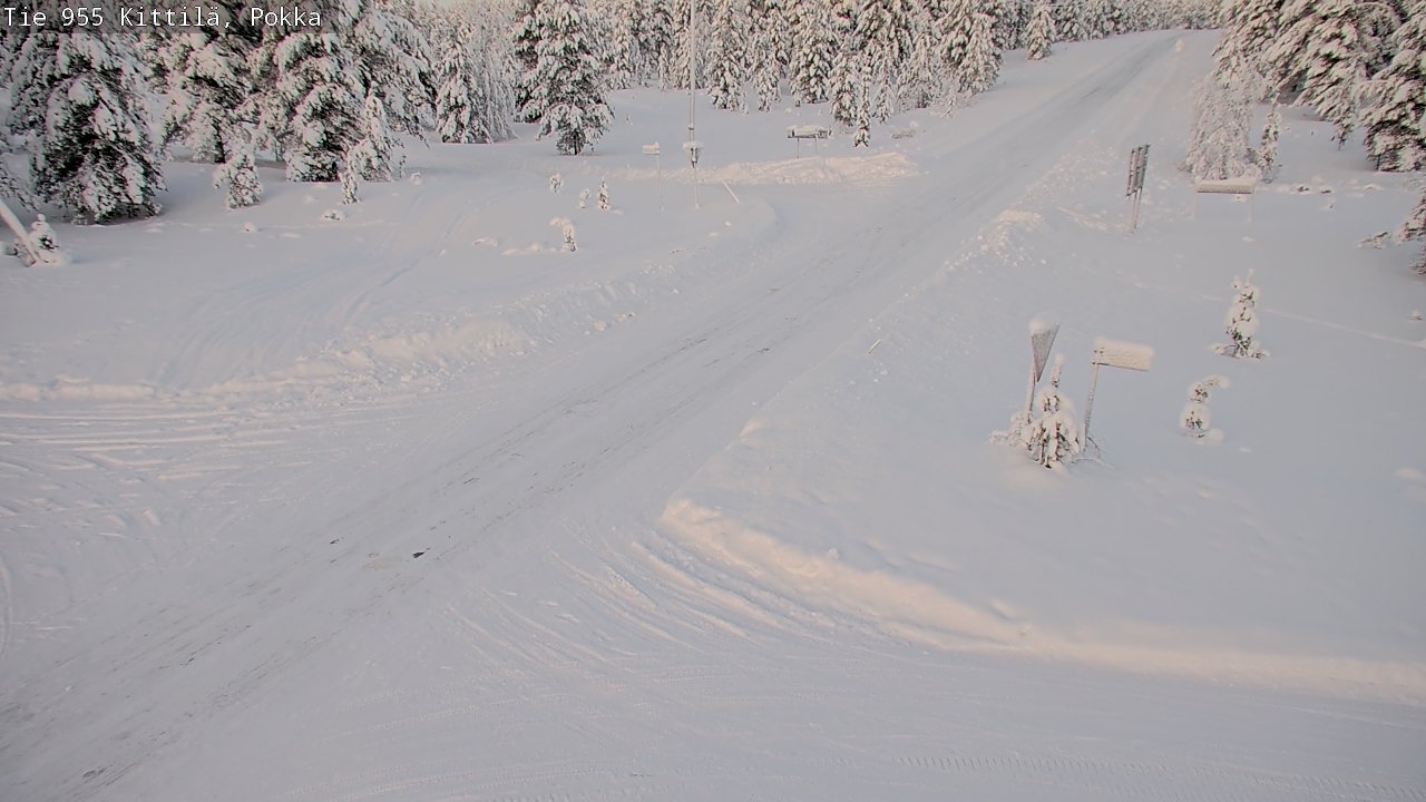 Kelikamerat Kuva Tie 955 Kittilä, Pokka, Kittilä, Lappi