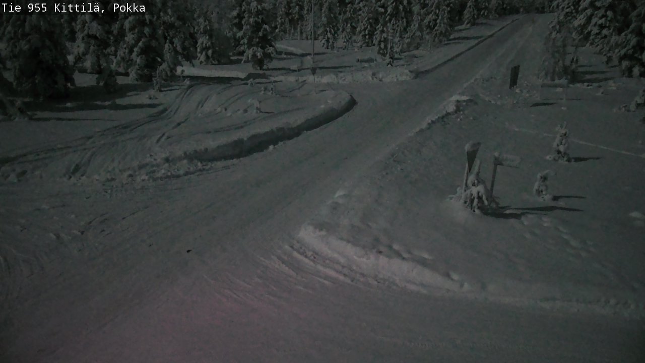 Kelikamerat Kuva Tie 955 Kittilä, Pokka, Kittilä, Lappi