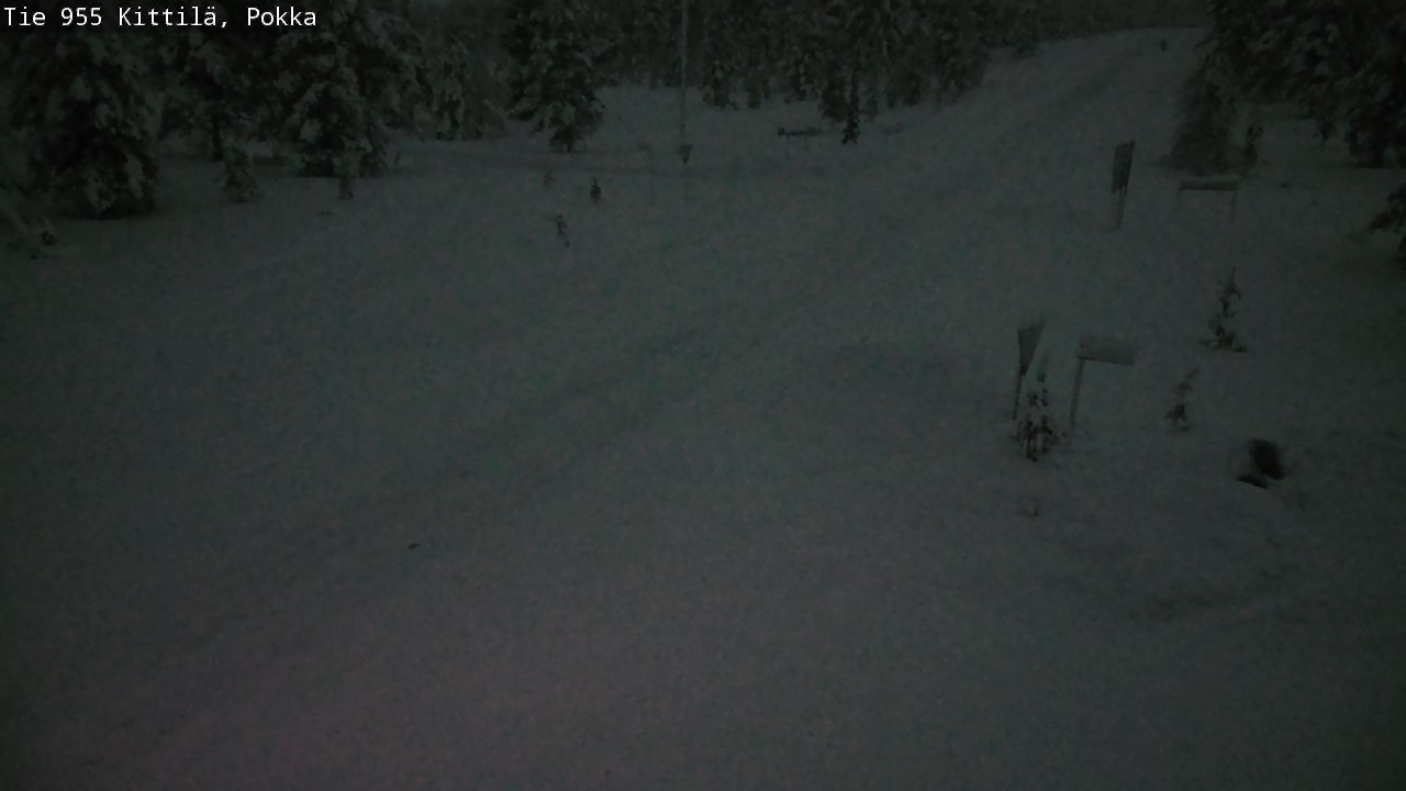 Weather Camera Image Road 955 Kittilä, Pokka, Kittilä, Lappi