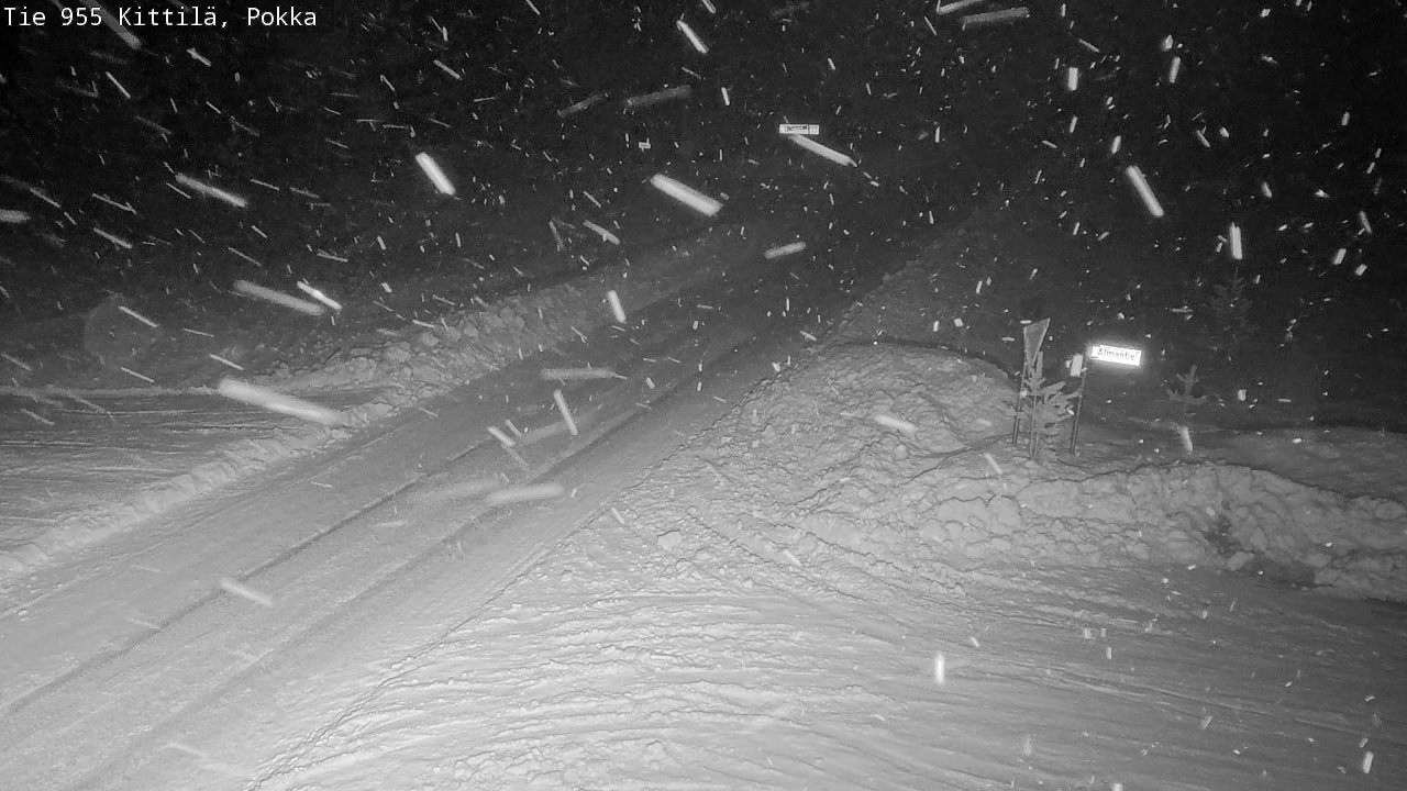 Kelikamerat Kuva Tie 955 Kittilä, Pokka, Kittilä, Lappi