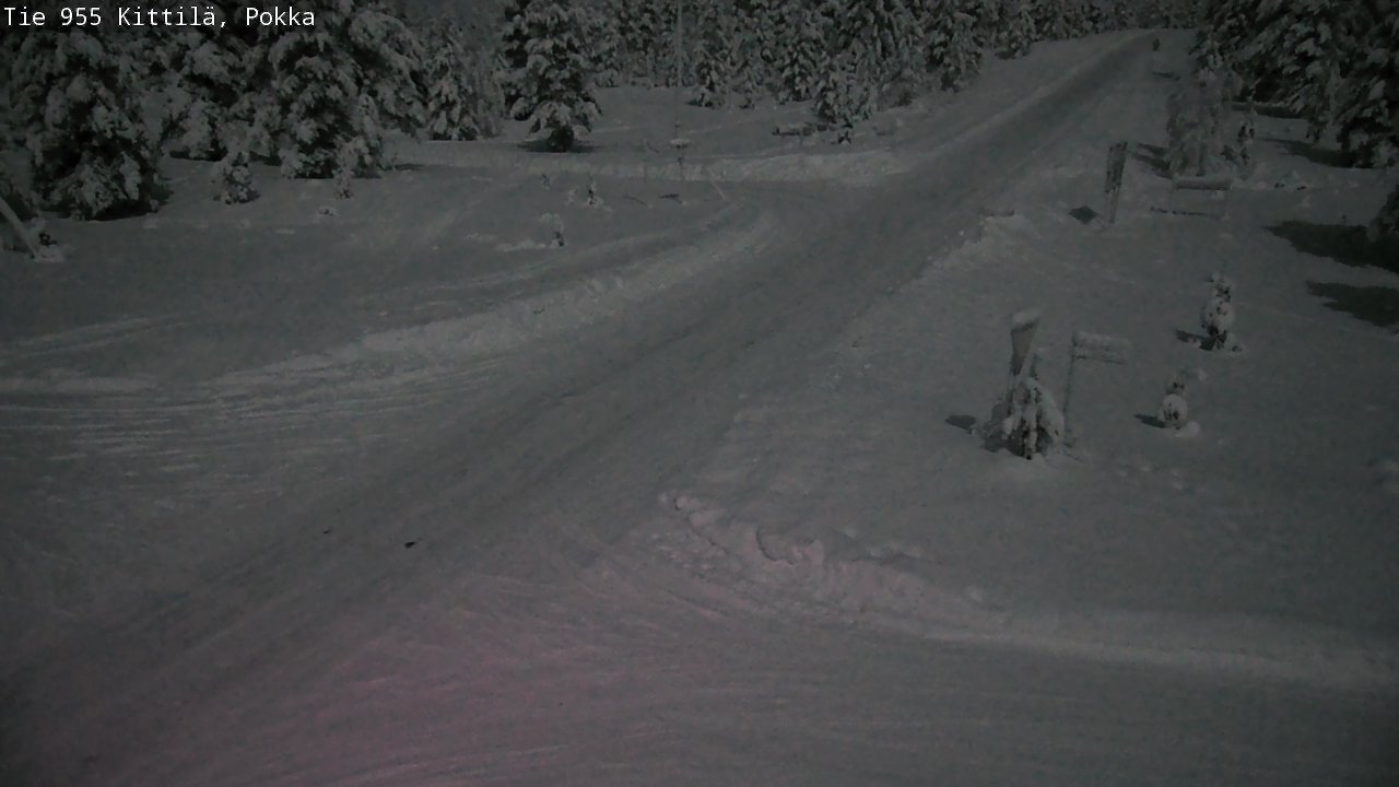 Kelikamerat Kuva Tie 955 Kittilä, Pokka, Kittilä, Lappi