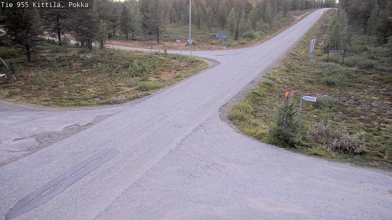 Kelikamerat Kuva Tie 955 Kittilä, Pokka, Kittilä, Lappi