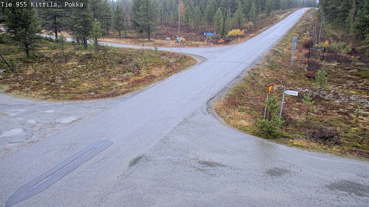 Kelikamerat Kuva Tie 955 Kittilä, Pokka, Kittilä, Lappi