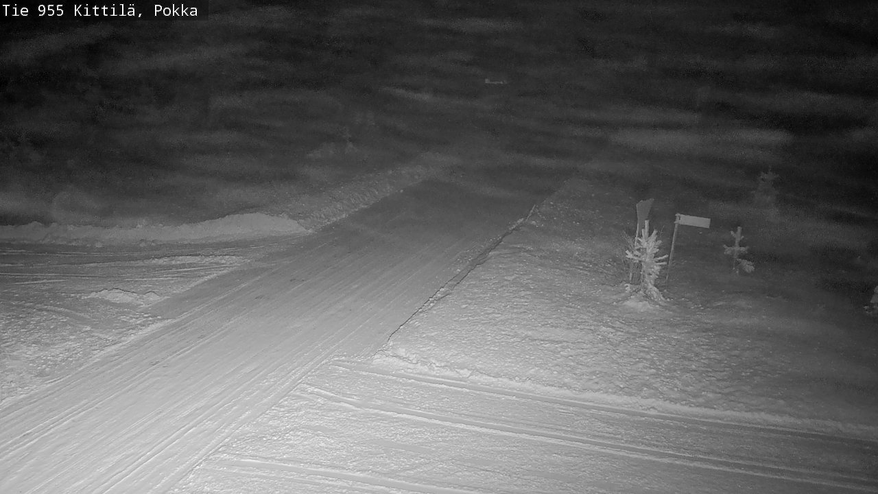Weather Camera Image Väg 955 Kittilä, Pokka, Kittilä, Lappi