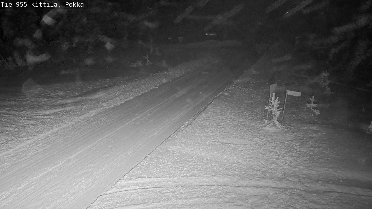 Weather Camera Image Road 955 Kittilä, Pokka, Kittilä, Lappi