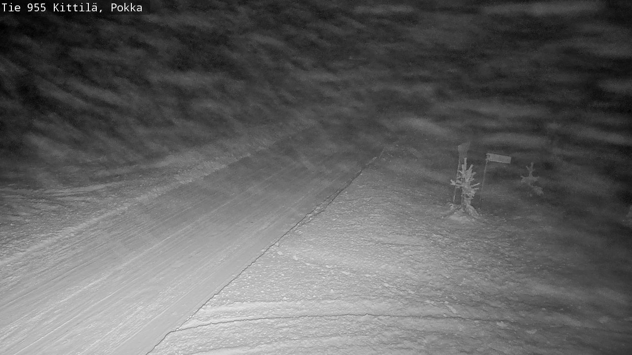Weather Camera Image Road 955 Kittilä, Pokka, Kittilä, Lappi