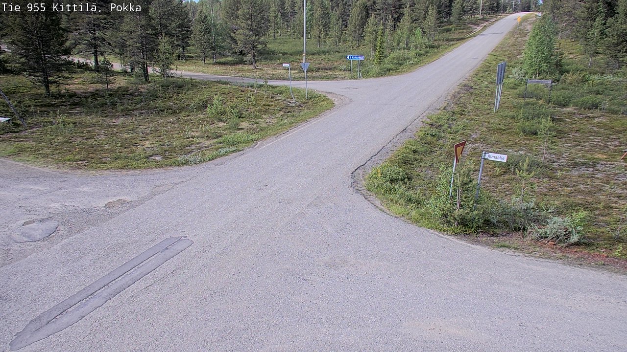 Kelikamerat Kuva Tie 955 Kittilä, Pokka, Kittilä, Lappi