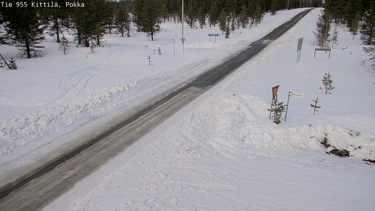 Kelikamerat Kuva Tie 955 Kittilä, Pokka, Kittilä, Lappi
