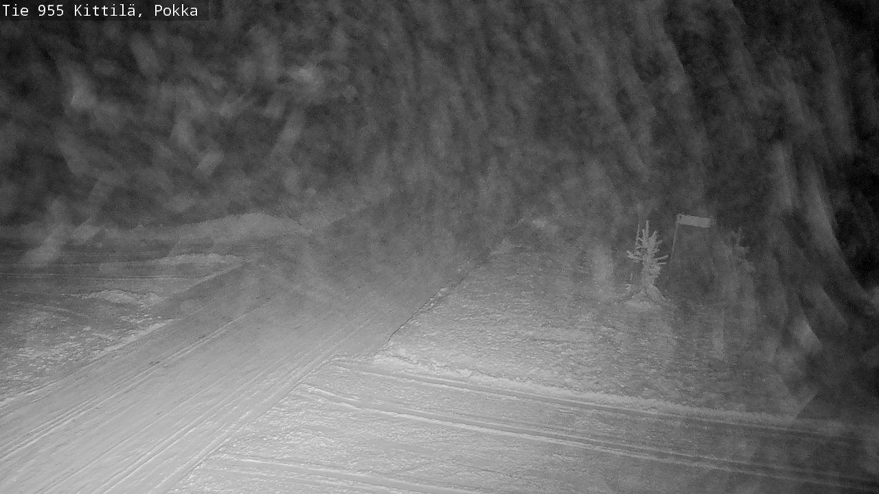 Weather Camera Image Väg 955 Kittilä, Pokka, Kittilä, Lappi
