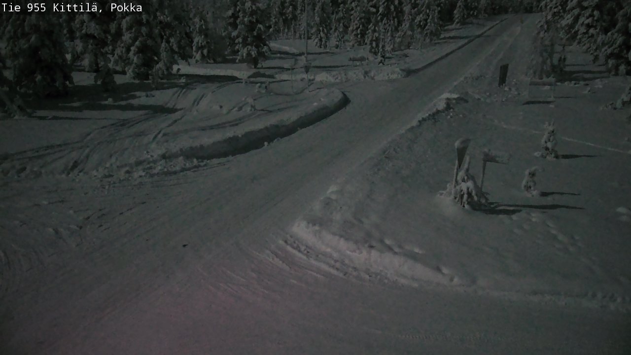 Kelikamerat Kuva Tie 955 Kittilä, Pokka, Kittilä, Lappi