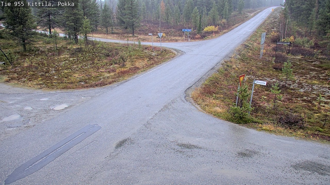 Kelikamerat Kuva Tie 955 Kittilä, Pokka, Kittilä, Lappi