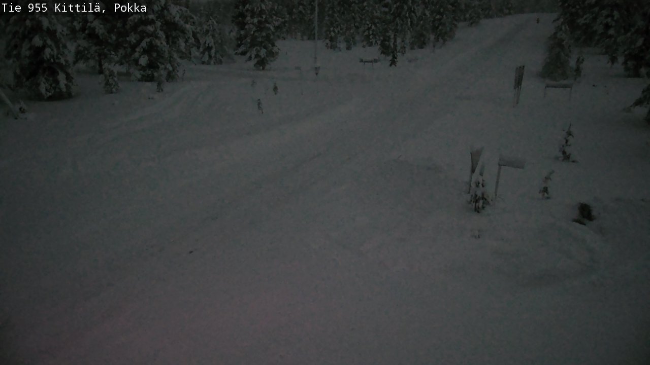 Weather Camera Image Road 955 Kittilä, Pokka, Kittilä, Lappi