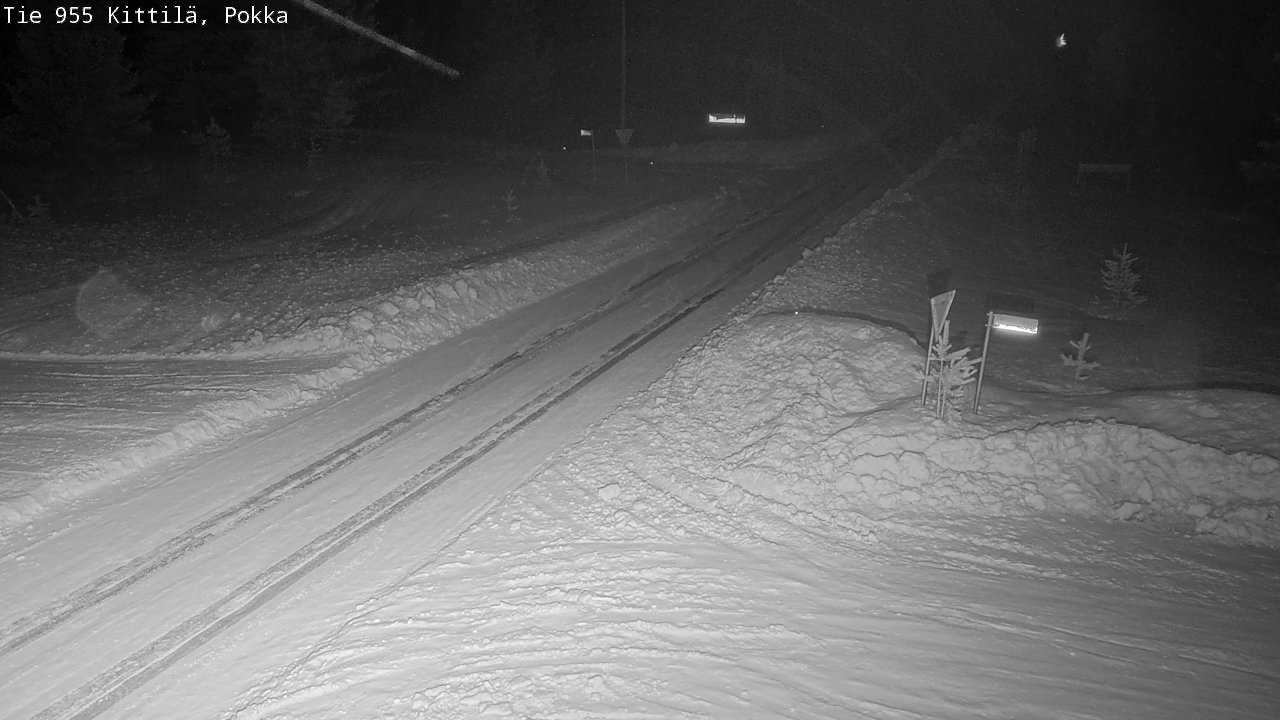 Kelikamerat Kuva Tie 955 Kittilä, Pokka, Kittilä, Lappi