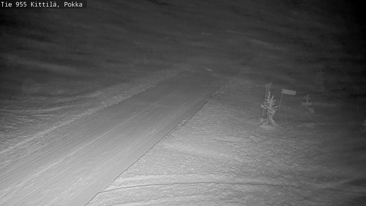 Weather Camera Image Road 955 Kittilä, Pokka, Kittilä, Lappi