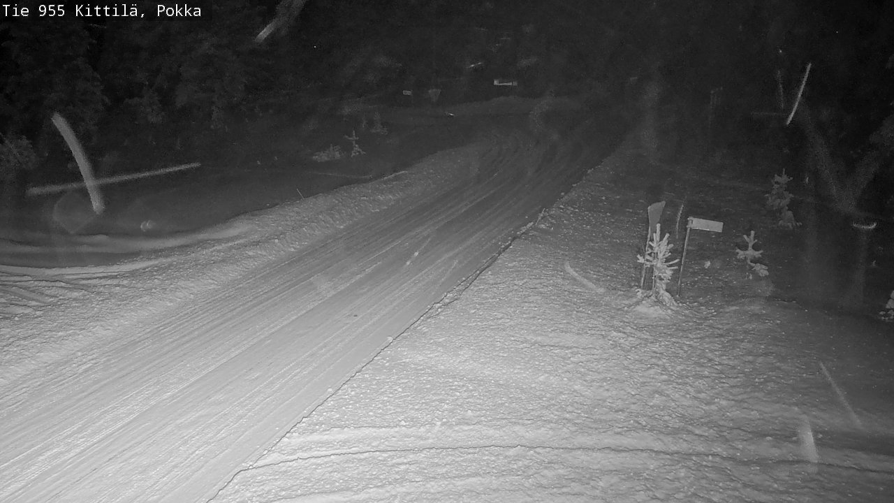 Weather Camera Image Road 955 Kittilä, Pokka, Kittilä, Lappi