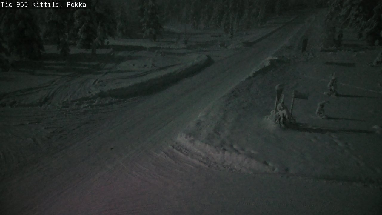 Kelikamerat Kuva Tie 955 Kittilä, Pokka, Kittilä, Lappi
