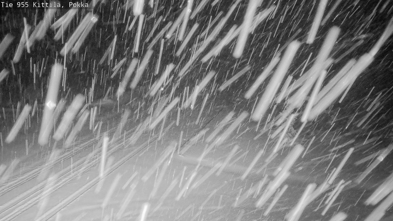 Weather Camera Image Road 955 Kittilä, Pokka, Kittilä, Lappi