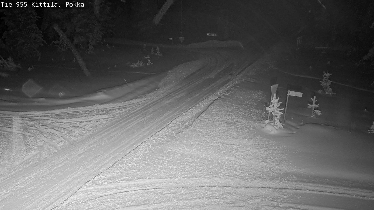 Weather Camera Image Road 955 Kittilä, Pokka, Kittilä, Lappi
