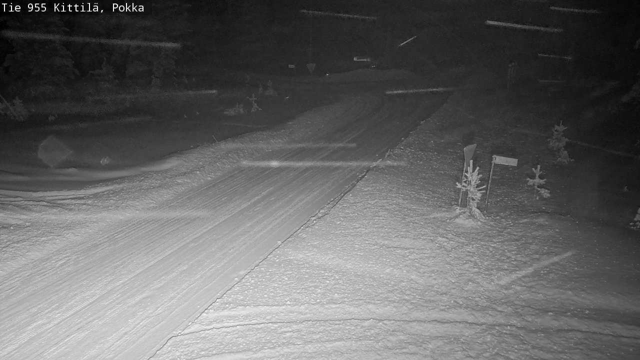Weather Camera Image Road 955 Kittilä, Pokka, Kittilä, Lappi