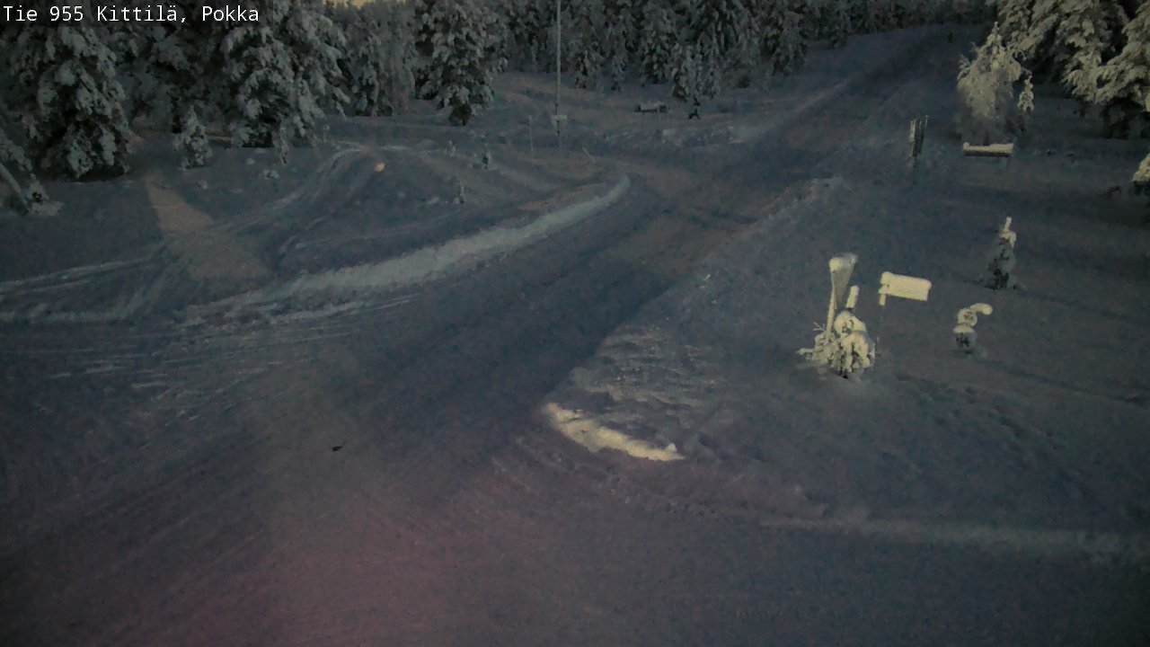 Kelikamerat Kuva Tie 955 Kittilä, Pokka, Kittilä, Lappi