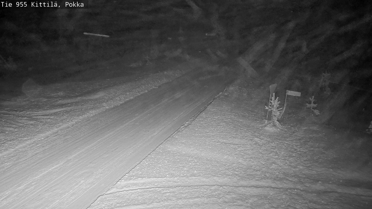 Weather Camera Image Road 955 Kittilä, Pokka, Kittilä, Lappi