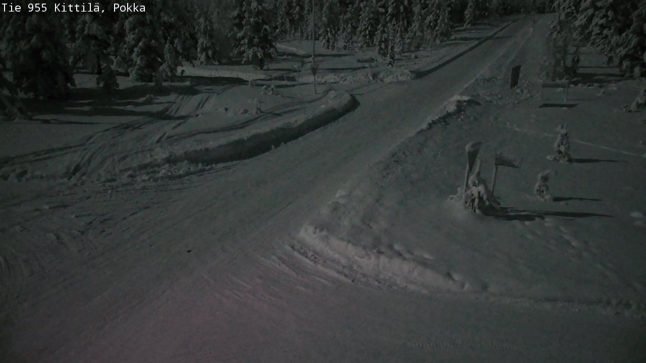 Kelikamerat Kuva Tie 955 Kittilä, Pokka, Kittilä, Lappi