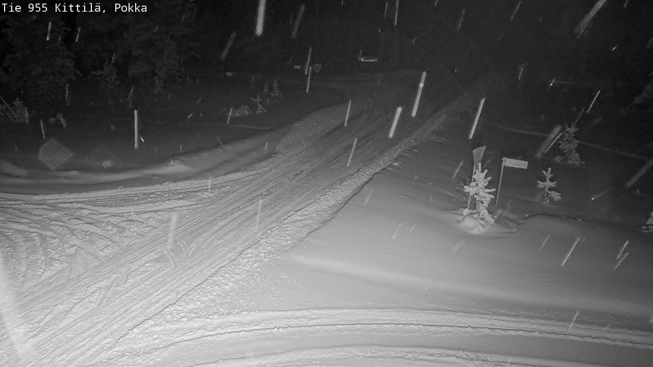 Weather Camera Image Road 955 Kittilä, Pokka, Kittilä, Lappi