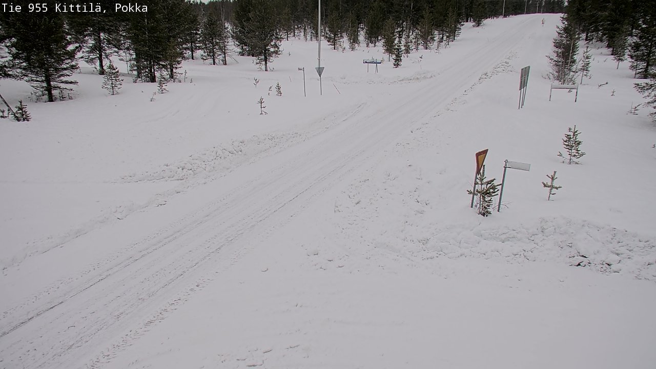 Kelikamerat Kuva Tie 955 Kittilä, Pokka, Kittilä, Lappi